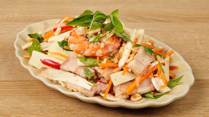Gỏi Củ Hũ Dừa Tôm Thịt
