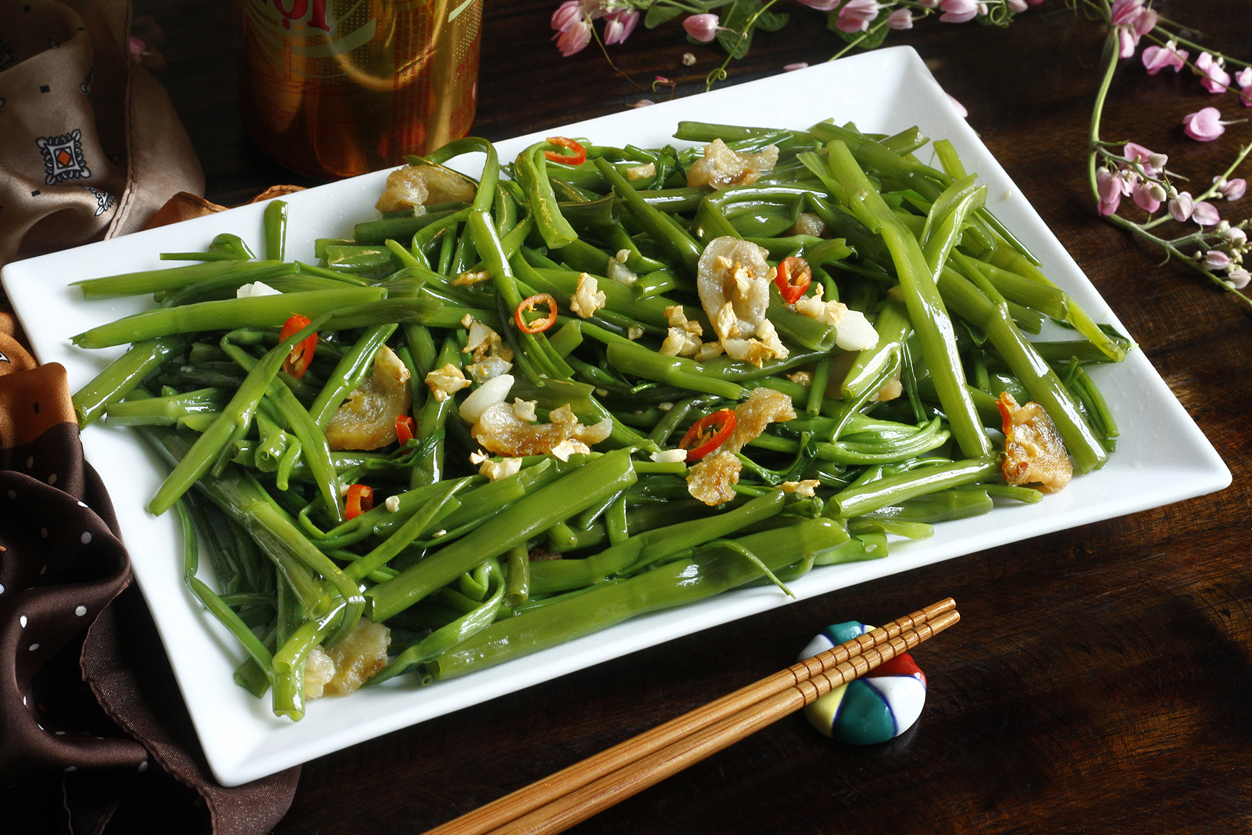 Rau Muống Xào Tỏi