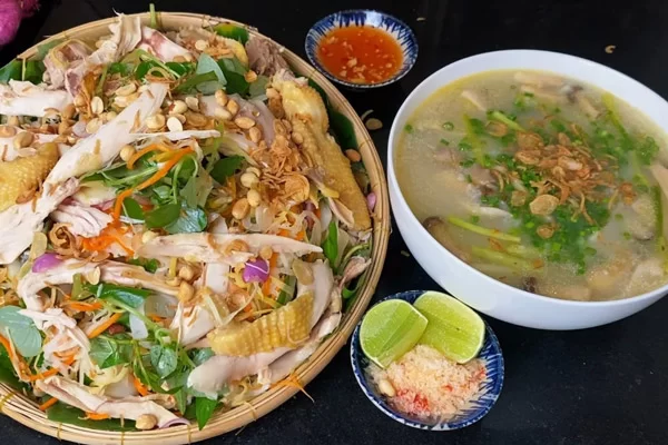 Gà Ta Cháo Gỏi
